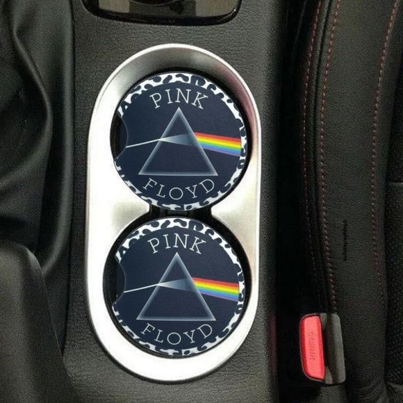 Pink Floyd Car Coaster 2 Pack | Car Accessories | Handmade - Picture 3 of 3